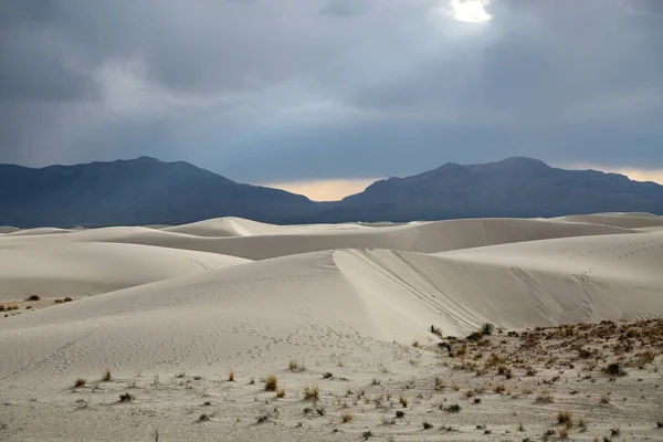 石膏沙漠景观 新墨西哥州白沙国家公园 — 图库照片