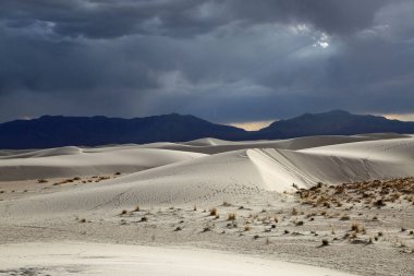 Çöl manzarası - Beyaz Kumlar Ulusal Parkı, New Mexico