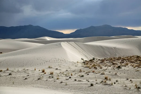 Пейзаж Белыми Дюнами Национальный Парк Белые Пески Нью Мексико — стоковое фото