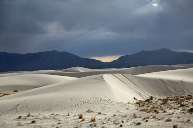 White Sands Ulusal Parkı, New Mexico 'da manzara