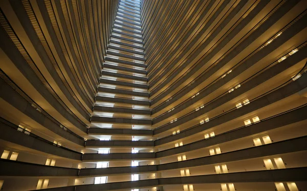 アトリウム ニューヨーク市マンハッタンのホテル — ストック写真