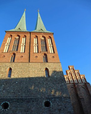 The Nikolaikirche - vertical - Nikolaiviertel - Berlin, Germany