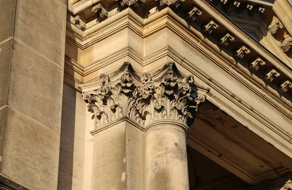 Corinthian Column Berlin Cathedral Berlin Germany — Stock Photo, Image