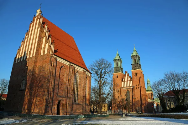 Igreja Santa Maria Ostrow Tymski Poznan Polónia — Fotografia de Stock