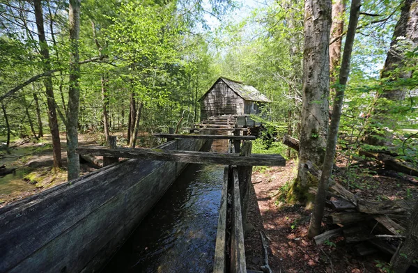 Canal Connexion Moulin Great Smoky Mountains Tennessee — Photo