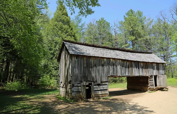 Celeiro Cantilever Great Smoky Mountains Tennessee — Fotografia de Stock