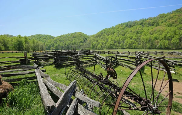 Old Hay Rake Great Smoky Mountains National Park North Carolina — Stock Photo, Image