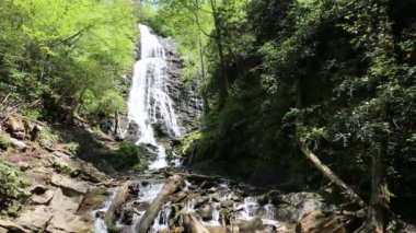 Mingo Falls ile manzara - Kuzey Carolina