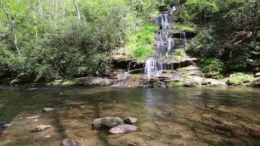 Tom Branch Falls ve Deep Creek - Great Smoky Mountains NP, Kuzey Carolina