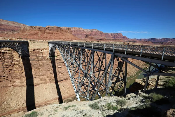 View Pedestrian Navajo Bridge Arizona — Stock Photo, Image