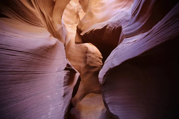 Mellan Klipporna Secret Antelope Canyon Page Arizona — Stockfoto