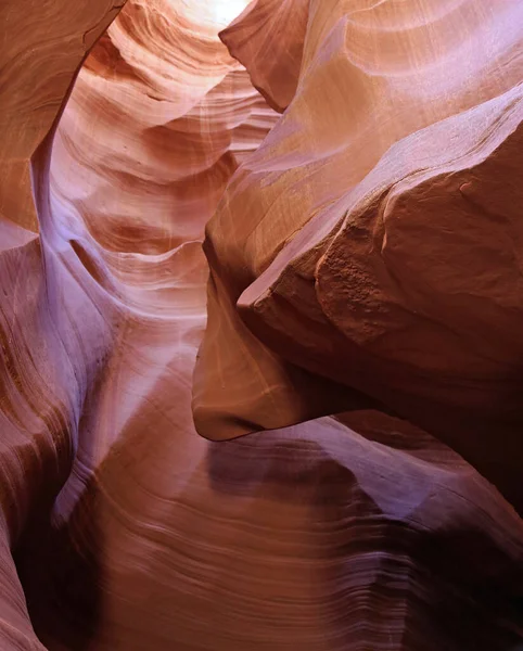 Roca Rizada Secret Antelope Canyon Page Arizona — Foto de Stock