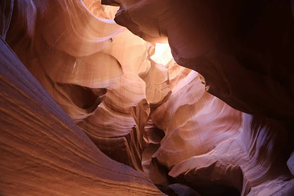 Ljushål Secret Antelope Canyon Page Arizona — Stockfoto
