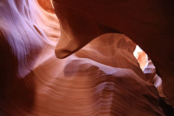 Naturlig Skulptur Secret Antelope Canyon Arizona — Stockfoto