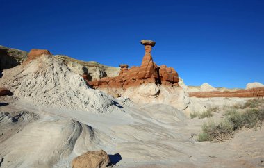 Çöl ve kırmızı mantar - Büyük Merdiven Escalante Ulusal Anıtı, Utah