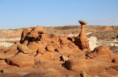 Büyük Merdiven Escalante Ulusal Anıtı 'nda kumtaşı oluşumu, Utah