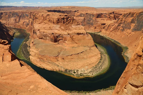 Kajaks Auf Dem Colorado River Horseshoe Bend Page Arizona — Stockfoto