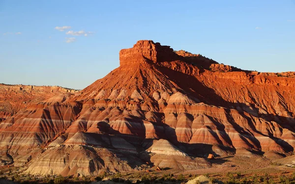 Gestreifter Berg Old Paria Filmset Utah — Stockfoto