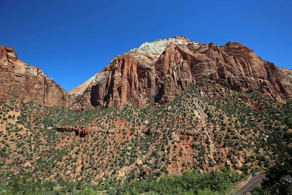 Scenery East Temple Zion National Park Utah — Stock Photo, Image