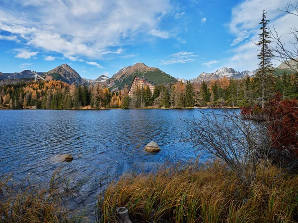 Strbske Pleso Autunno Alti Tatra Slovacchia — Foto Stock