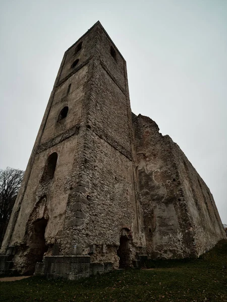 Katarinka Igreja Mosteiro Santa Catarina Ruínas Dechtice Eslováquia — Fotografia de Stock