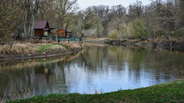 Злиття Річок Морава Дідже Поблизу Міста Секуле Словаччина — стокове фото