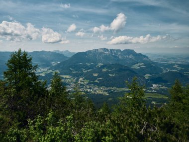 Almanya 'daki Kehlstein dağından güzel manzara