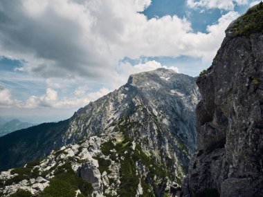 Almanya 'daki Kehlstein dağından güzel manzara