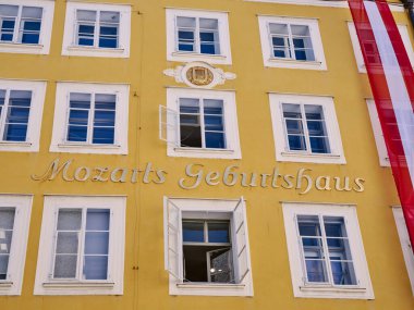 Wolfgangang Amadeus Mozart 'ın doğduğu yer, Salzburg, Avusturya
