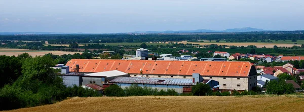 Панорама Історичного Барокового Зерносховища Голіку Словаччина — стокове фото