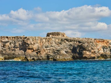 Beautiful rocky coast of Menorca island, Spain