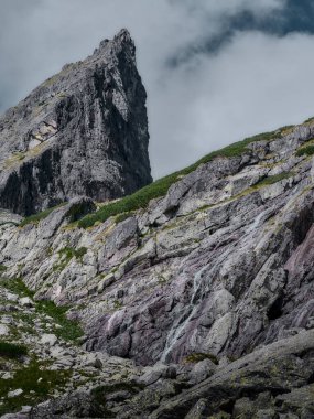 Majestic rocky mountains of the High Tatras in Slovakia