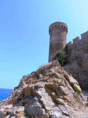 Kale tossa de mar, costa brava, İspanya