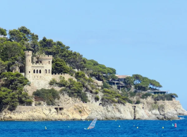 略雷特 de mar，加泰罗尼亚西班牙布拉瓦海岸景观 — 图库照片