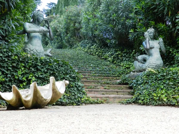 Jardín de Santa Clotilde, Lloret de Mar, España —  Fotos de Stock