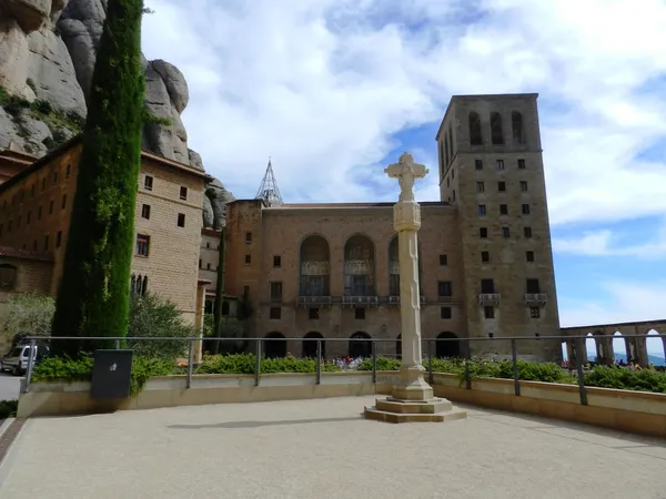 Монтсеррат монастир, Каталонія, Іспанія — стокове фото