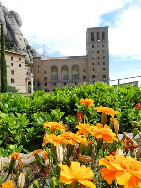 Montserrat klasztor, Katalonia, Hiszpania — Zdjęcie stockowe