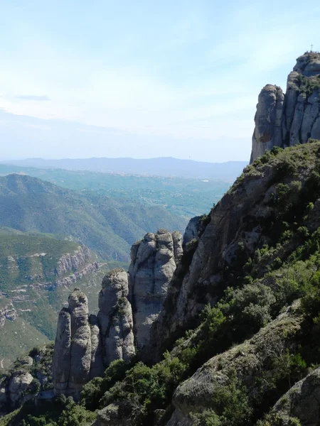 Μοντσερράτ βουνό, Καταλονία, Ισπανία — Φωτογραφία Αρχείου