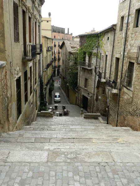 Casco antiguo de Girona, Cataluña, España — Foto de Stock