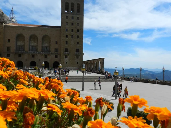 Montserrat klostret, Katalonien, Spanien — Stockfoto