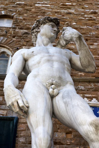 Standbeeld van David in florence, Italië — Stockfoto