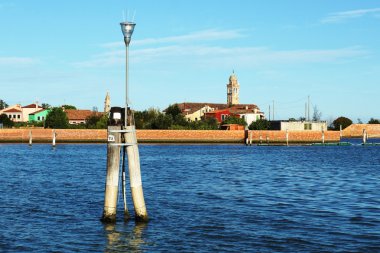 Venedik lagoon yakınındaki adanın burano, İtalya