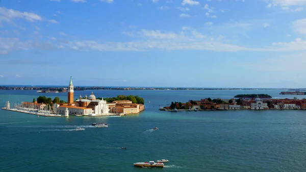 View of the Church of San Giorgio Maggiore and the Grand Canal, — Stock Photo, Image
