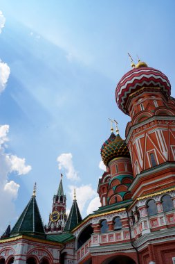 St. Moskova, Rusya 'daki Kızıl Meydan' daki Basil Katedrali
