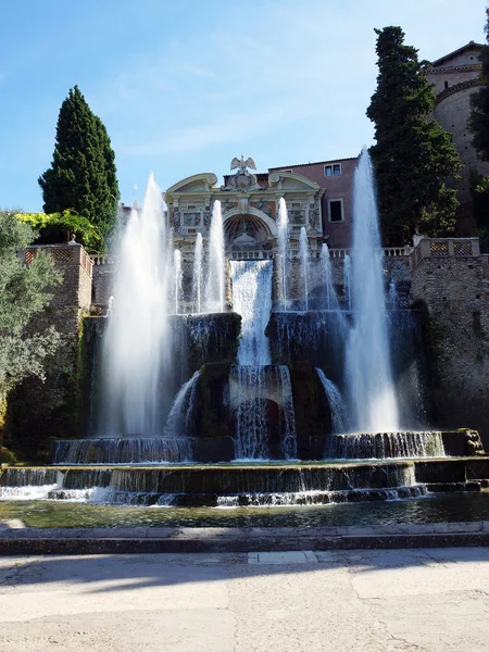 Villa d'Este ใน Tivoli, อิตาลี, ยุโรป — ภาพถ่ายสต็อก
