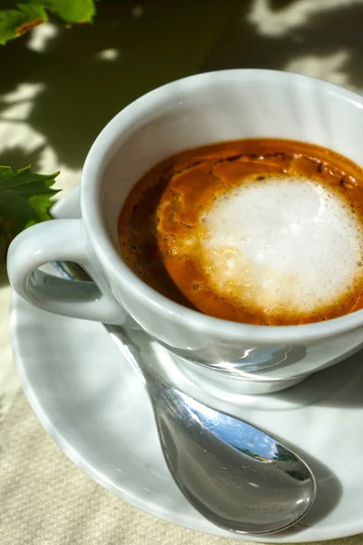 Tazza con caffè — Foto Stock