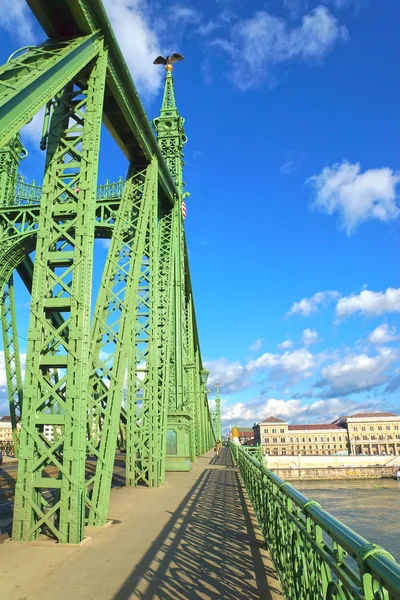 Liberty Bridge Budapeste, Hungria — Fotografia de Stock