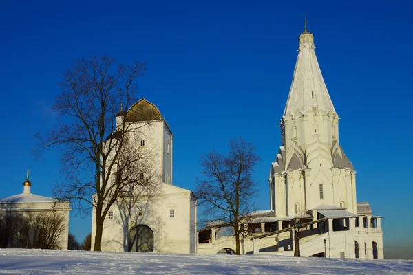 Kościół Wniebowstąpienia w Kolomenskoe można jeździć, Moskwa, Federacja Rosyjska — Zdjęcie stockowe