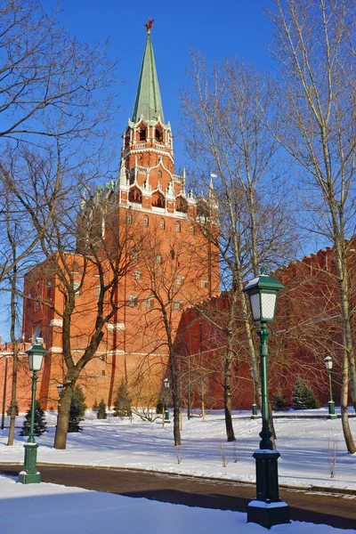 Trinity Tower of Moscow Kremlin, Rússia — Fotografia de Stock