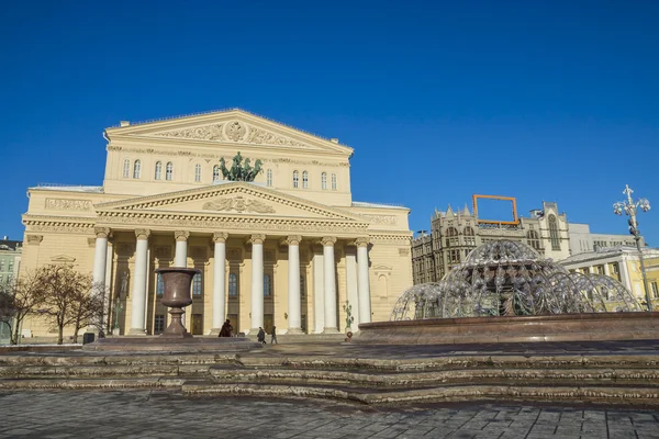 Bolşoy Tiyatrosu, Moskova, Rusya — Stok fotoğraf